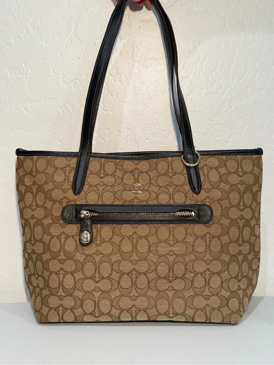 Coach Handbags - Coach Signature Jacquard Taylor Tote Bag